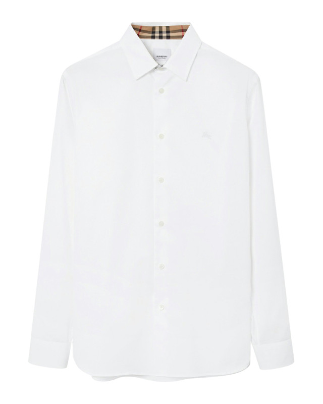 [Burberry] Shirts Long Sleeve FW26 8071465A1464 WHITE