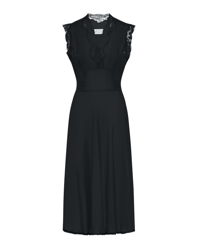[Maison Margiela] Sleeveless dress SS26 S51DD0058M35798900 BLACK