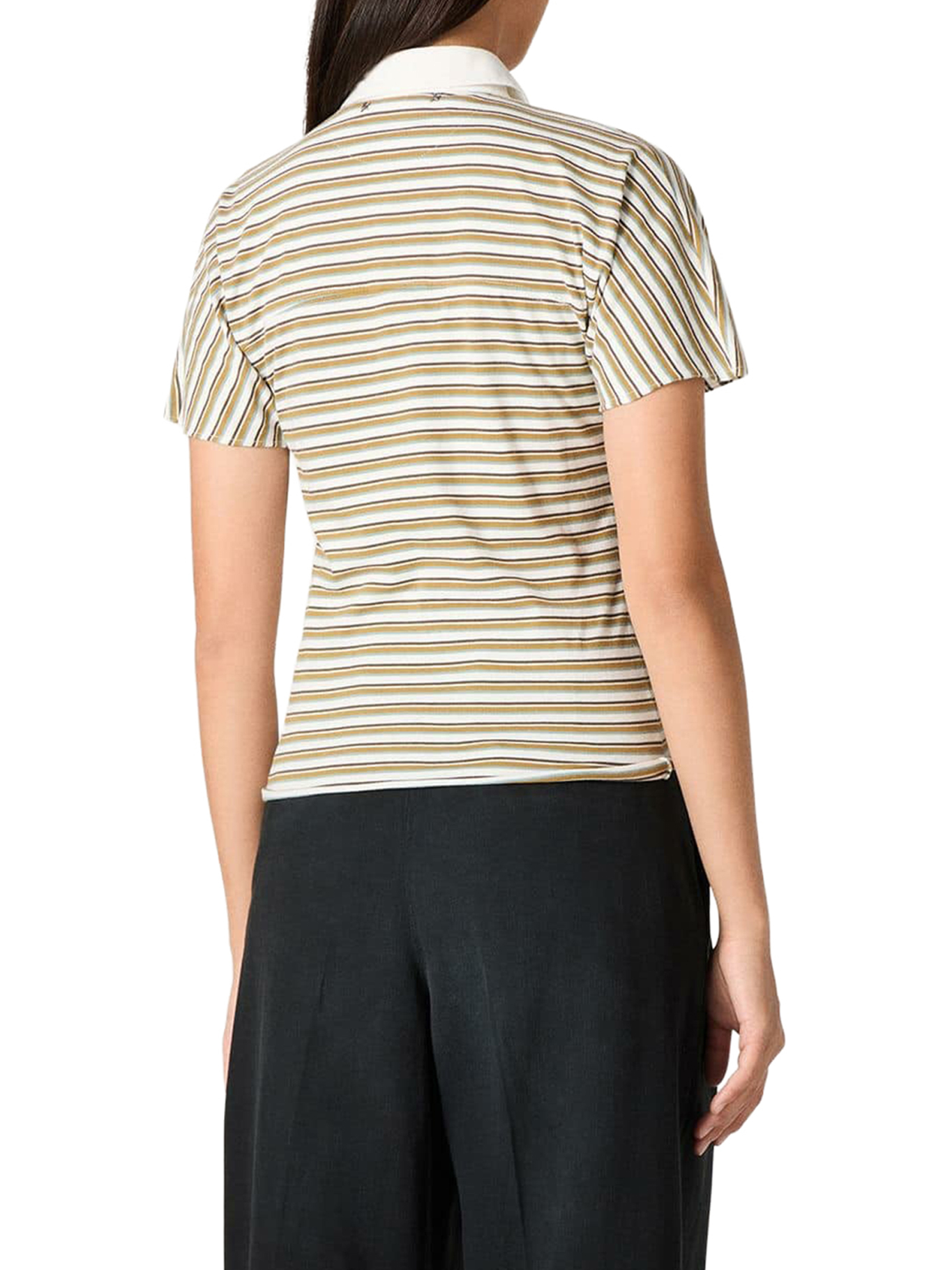 [GOLDEN GOOSE DELUXE BRAND] T-shirts Short Sleeve SS26 GWP02189P00239012364 OFF WHITE SEA TURTLE