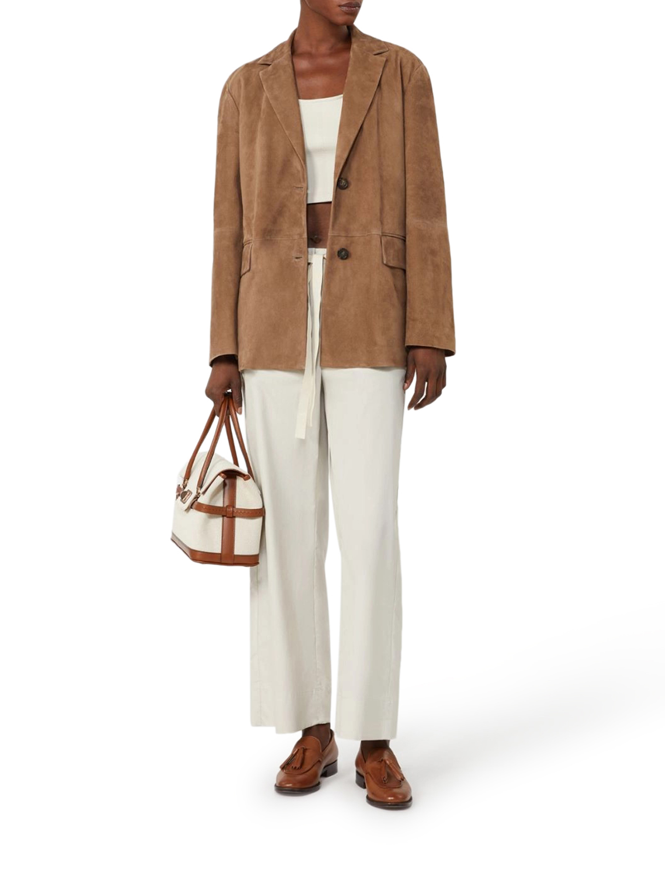 [S Max Mara] Trousers SS26 2619131023600057 ICE