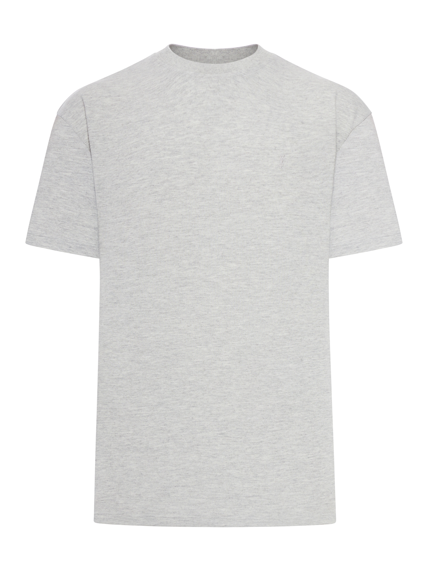 [Saint Laurent] T-shirts Short Sleeve SS26 832941Y37HC1403 GRIS CHINE