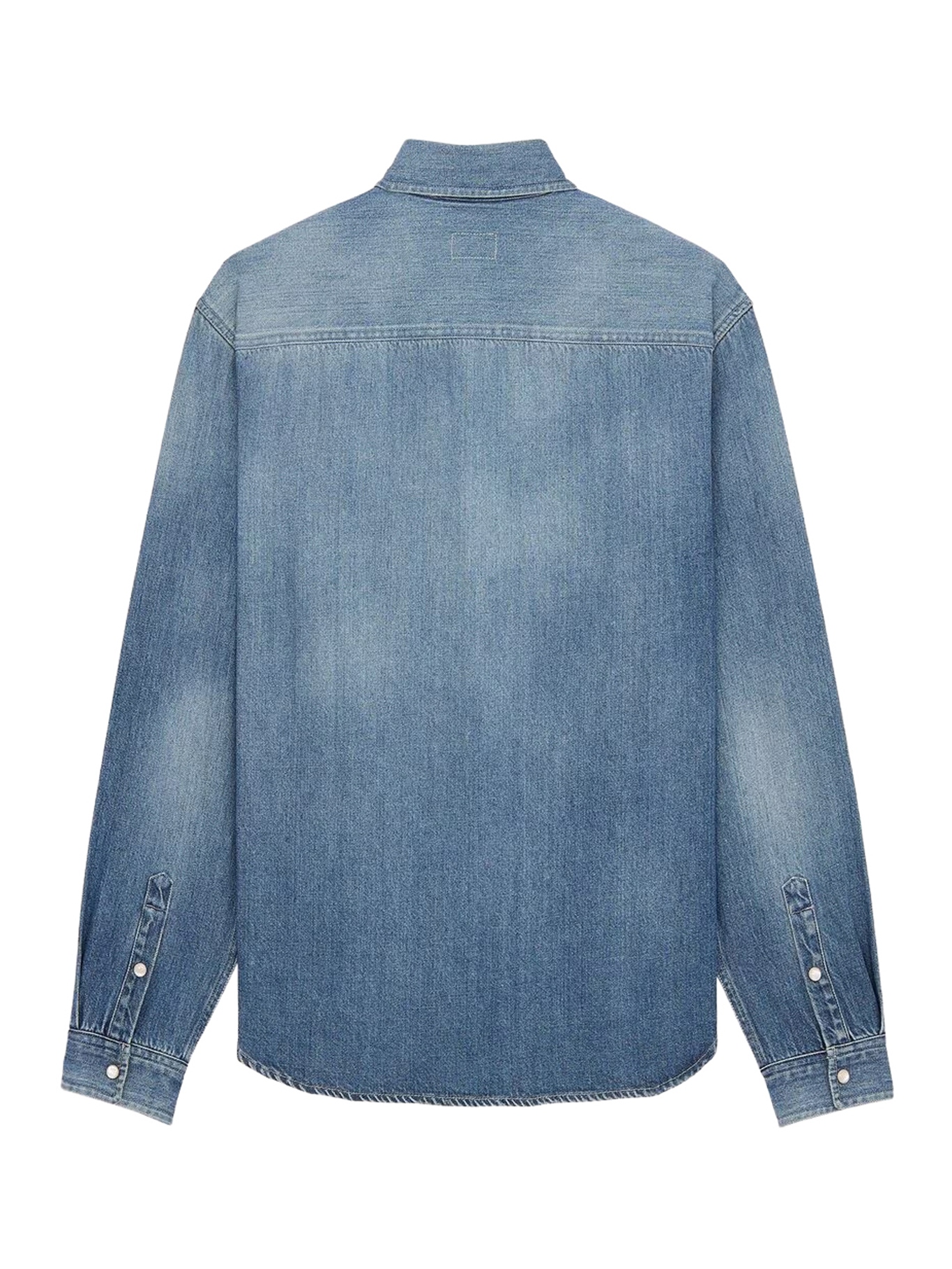 [Saint Laurent] Shirts Long Sleeve SS26 862246Y29YA4428 HORIZON BLUE