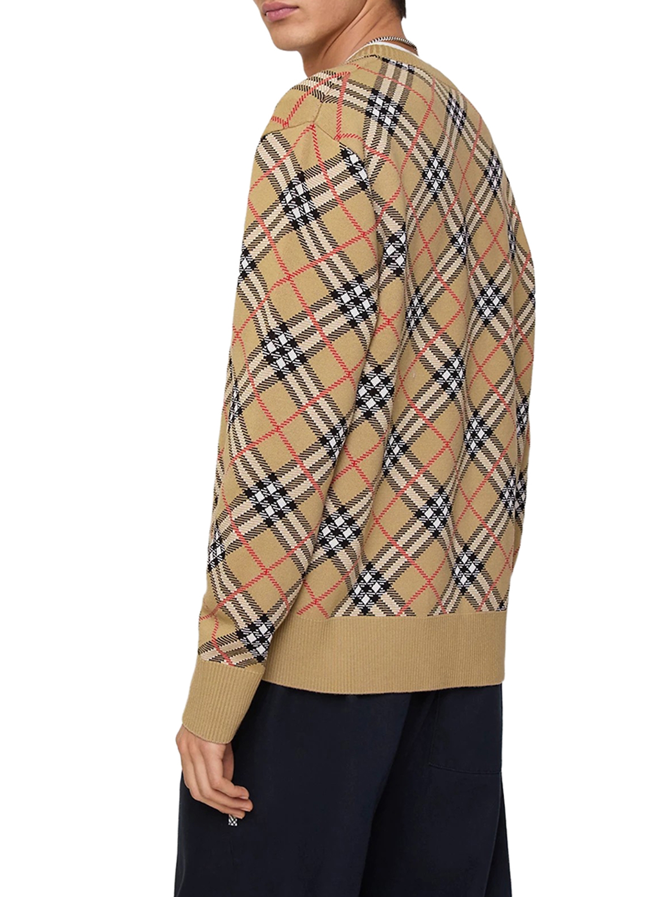 [Burberry] Knitwear SS26 8118457B9368 SAND IP CHECK