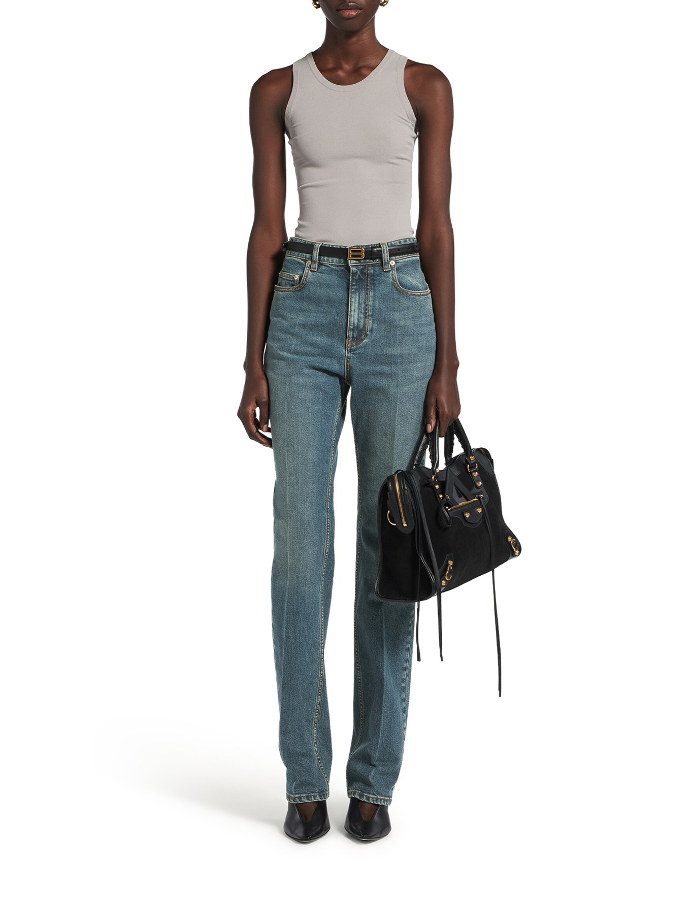 [Balenciaga] Jeans SS26 872177TUW694129 DIRTY VINTAGE BLUE
