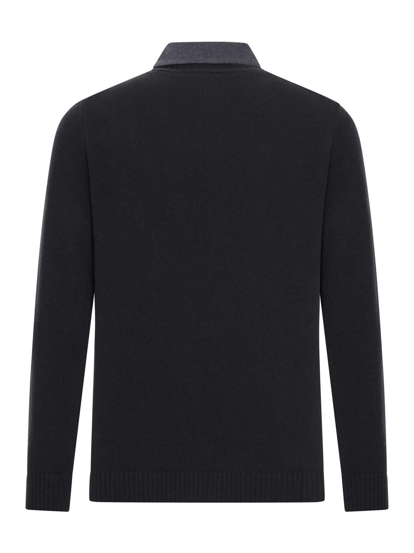 [ROBERTO COLLINA] Knitwear FW26 253M37002SUM37SU18 BLACK ANTRA