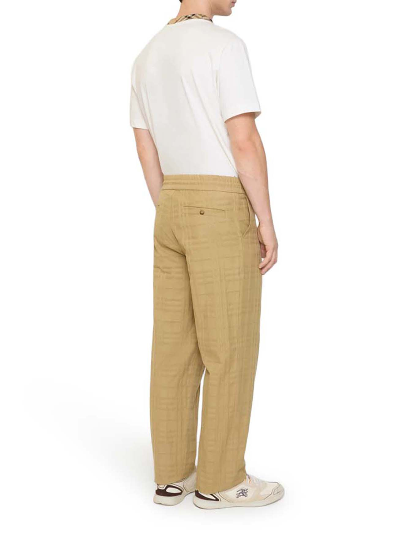 [Burberry] Trousers SS26 8117841C4776 SANDSTORM BEIGE CHK
