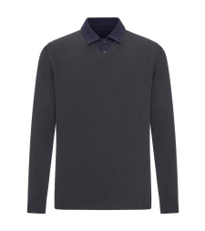[ROBERTO COLLINA] Knitwear FW26 253M37002SUM37SU21 ANTRA NAVY