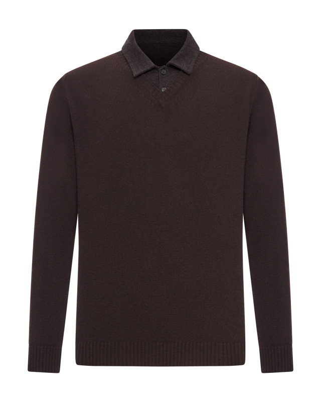 [ROBERTO COLLINA] Knitwear FW26 253M37002SUM37SU06 MORO