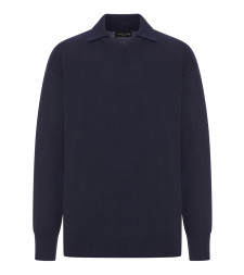 [ROBERTO COLLINA] Knitwear FW26 253M37104M3710 NAVY