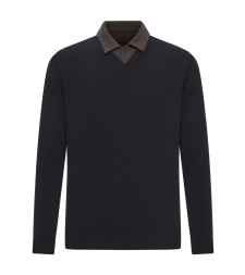 [ROBERTO COLLINA] Knitwear FW26 253M37002SUM37SU09 BLACK MORO