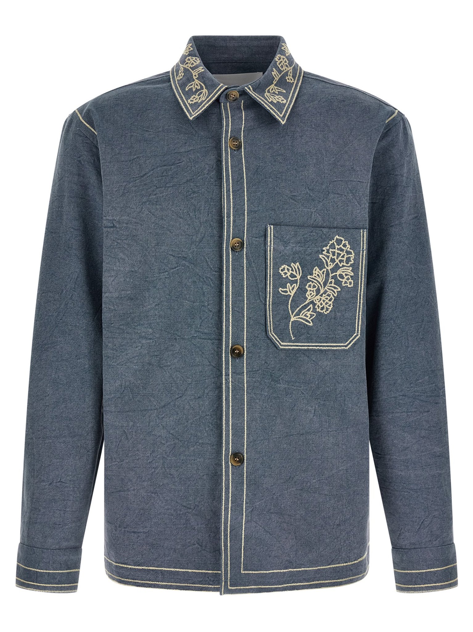 [MARANT] Shirts Long Sleeve SS26 VE0588HBD1E03H30LU