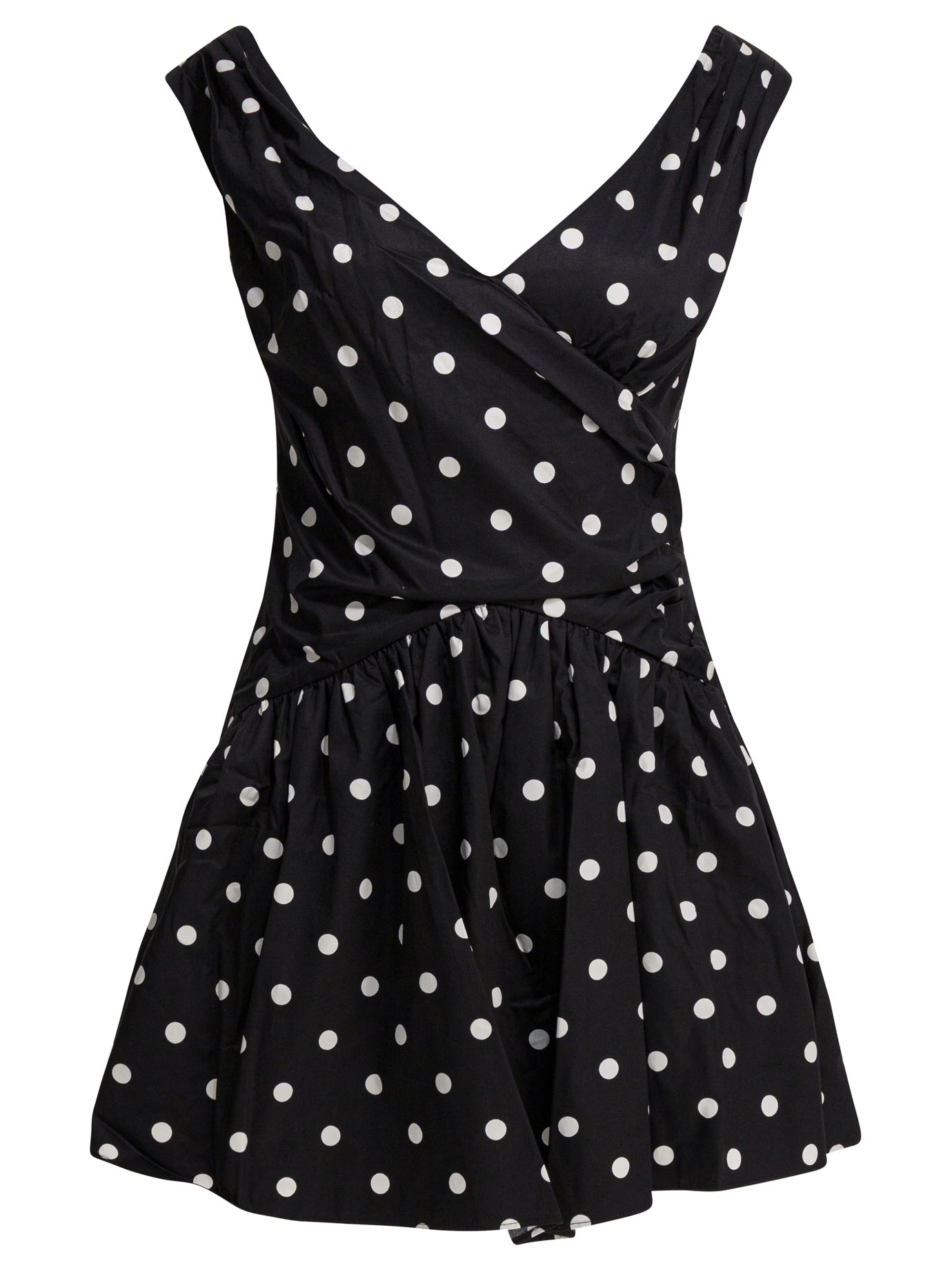 [Self-portrait] Sleeveless dress SS26 RS26-209S-BBLACK