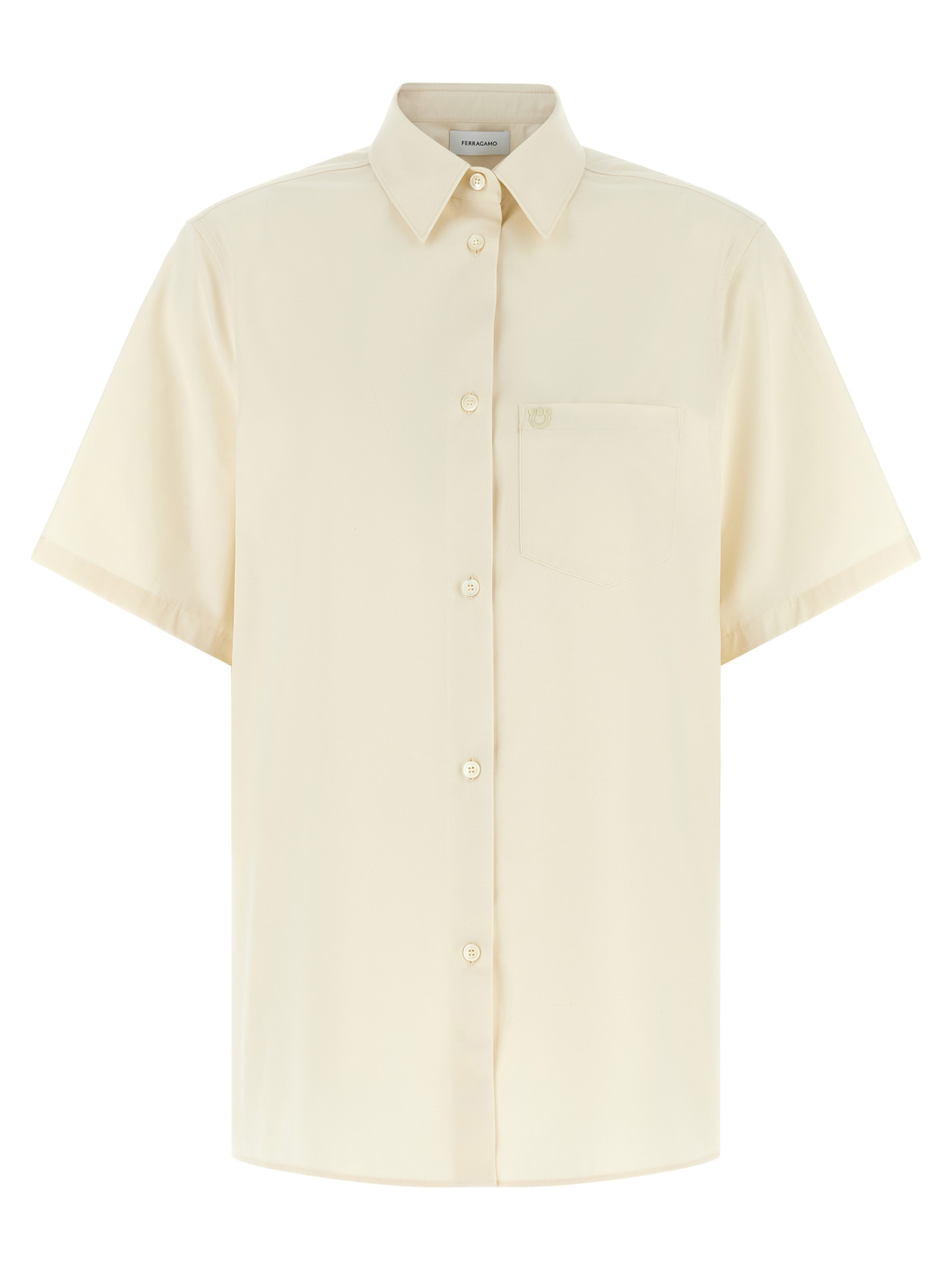 [Ferragamo] Shirts Long Sleeve SS26 791702PARCHMENT
