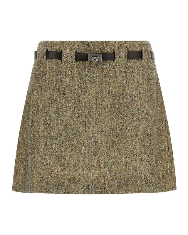 [Ferragamo] Mini skirt SS26 790509MULTICOLOR
