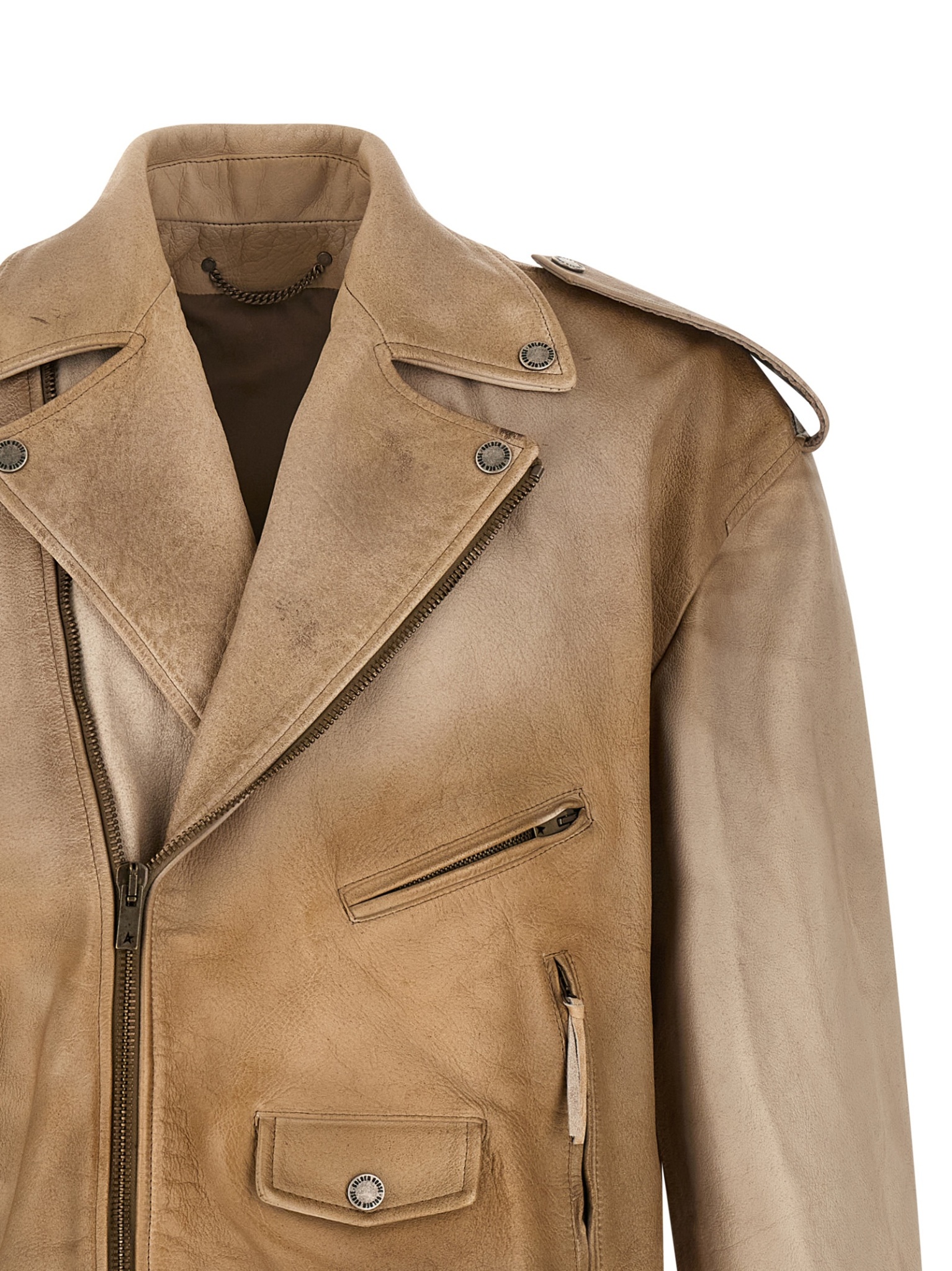 [Golden Goose] Leather Jacket SS26 GUP02535P0023041515515155