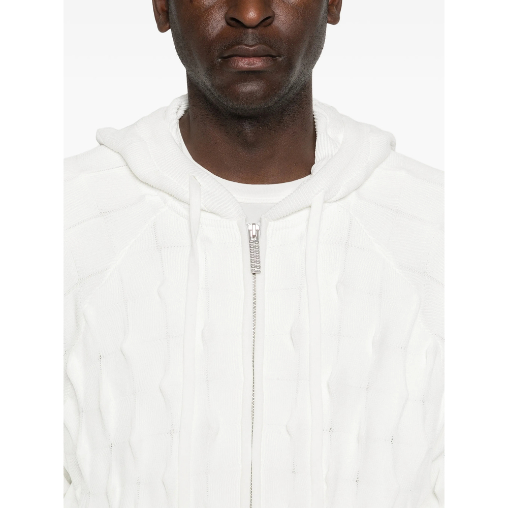 [Madfrenzy] Hoodie SS26 SPIKED  WHITE