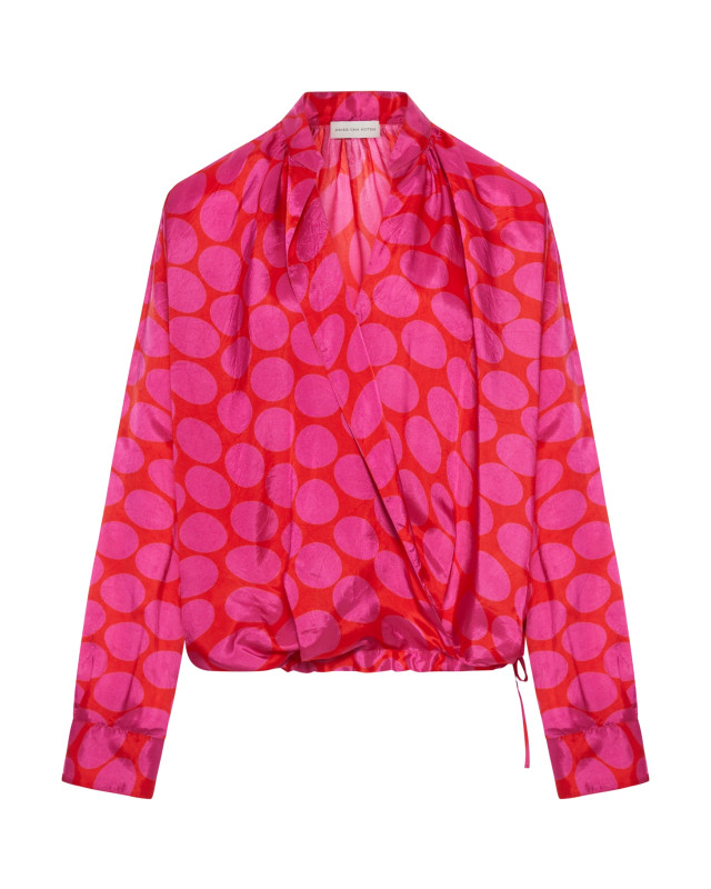 [DRIES VAN NOTEN] Shirts Long Sleeve SS26 2610107443017304 FUCHSIA