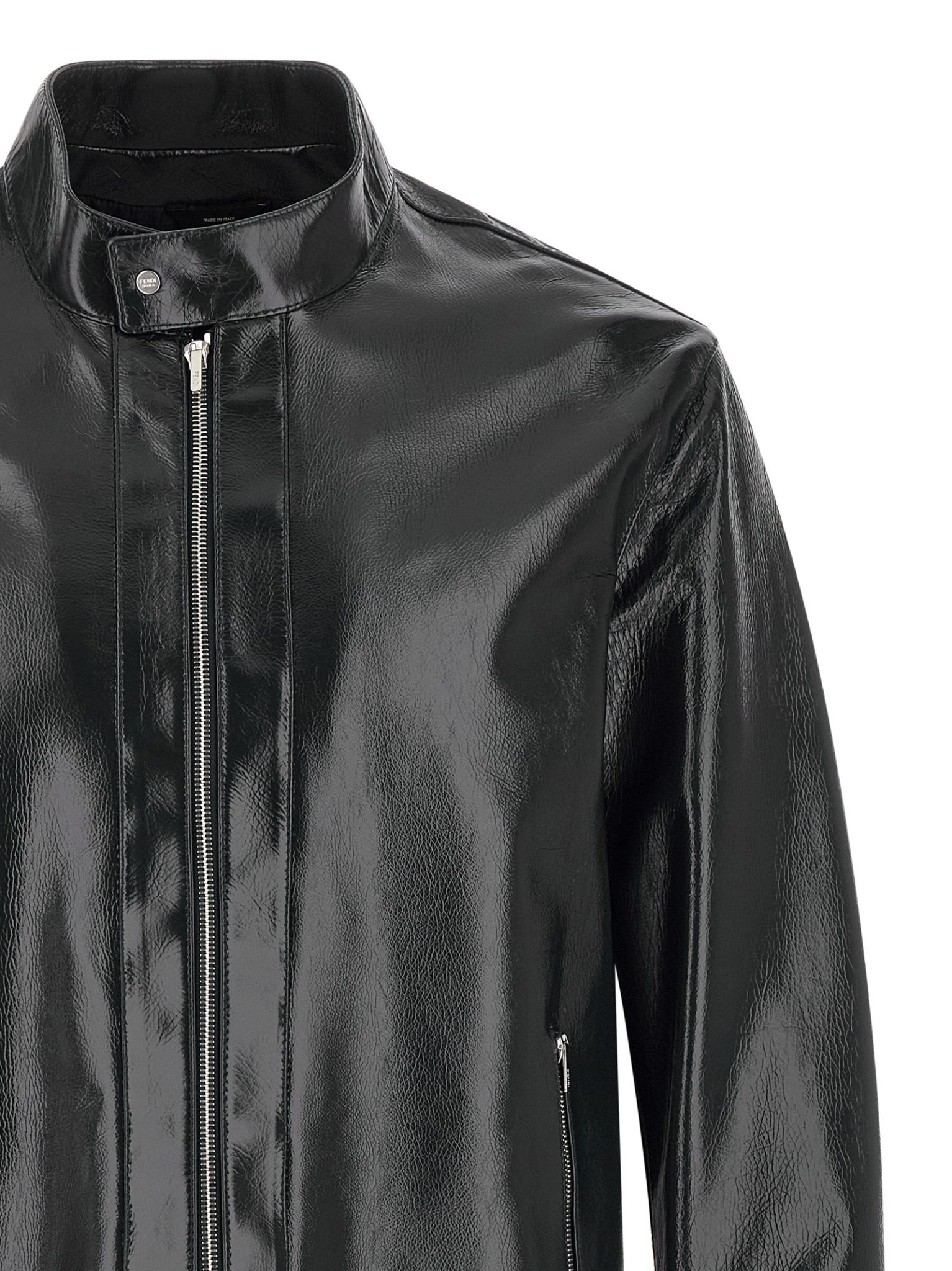 [Fendi] Leather Jacket SS26 FPJ143AVZRF0N5W