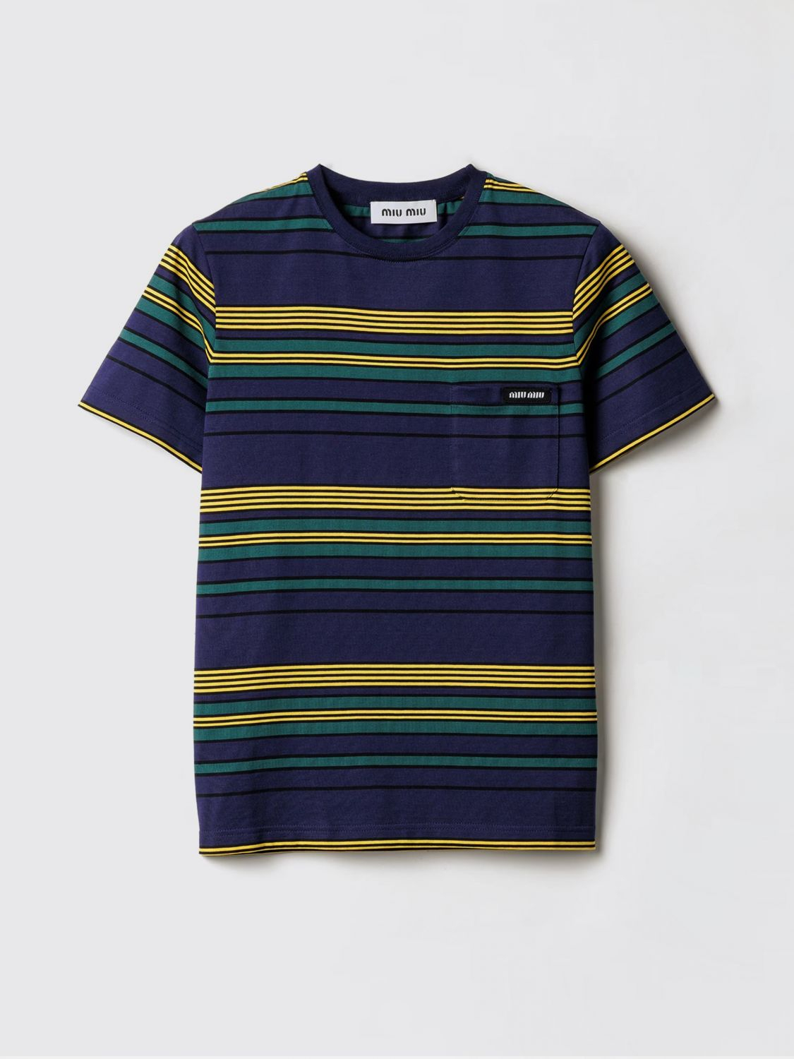 [Miu Miu] T-shirts Short Sleeve SS26 MJNA0918ZV F0V9D
