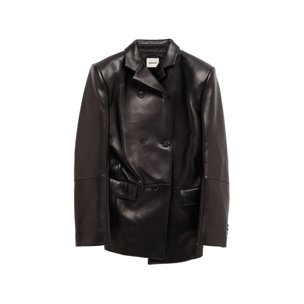 [KHAITE] Leather Jacket FW26 62481012 L1012 200