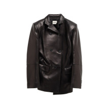[KHAITE] Leather Jacket FW26 62481012 L1012 200