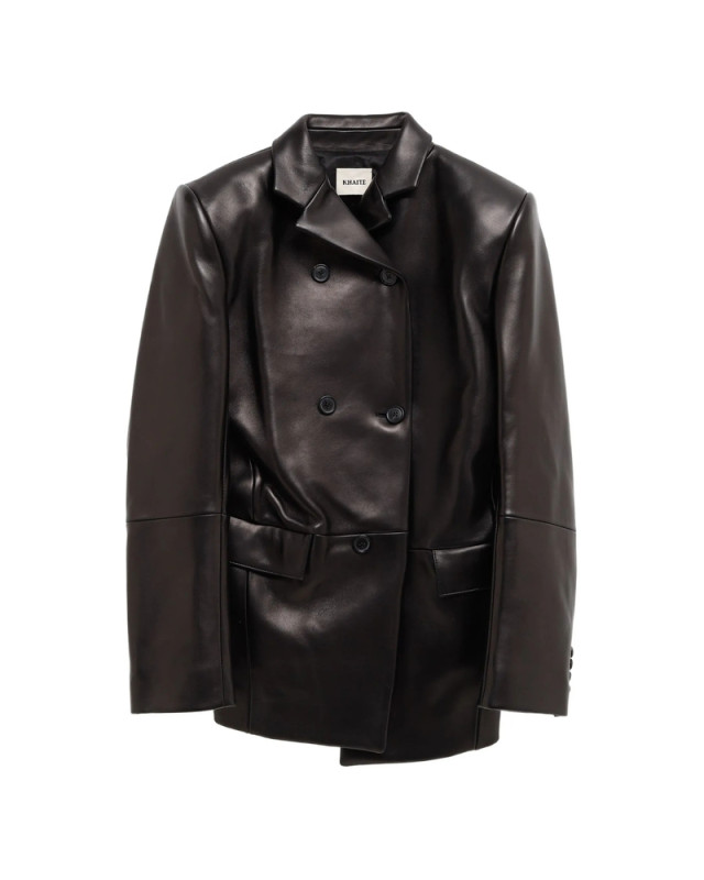 [KHAITE] Leather Jacket FW26 62481012 L1012 200
