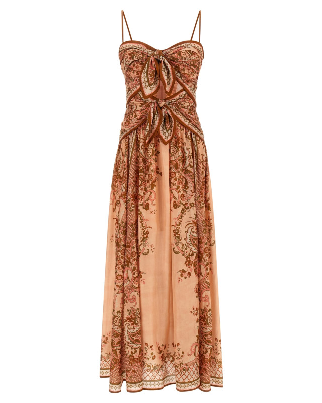 [Zimmermann] Sleeveless dress FW26 8062DSS261PPSFL