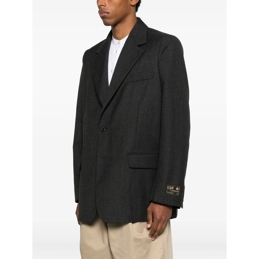 [Willy Chavarria] Blazer FW25 WCBTM0032-046  CHARC