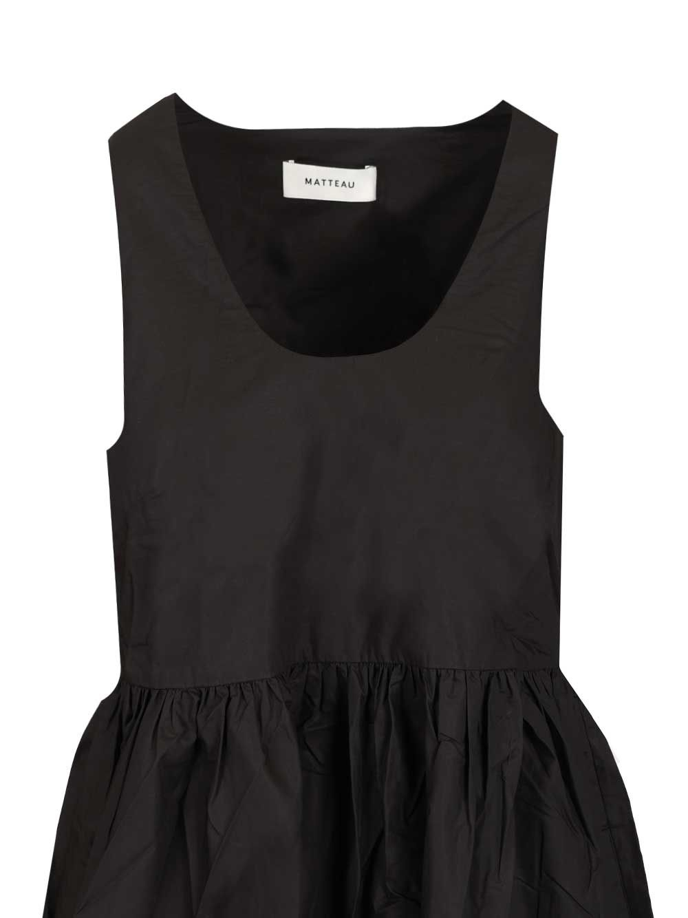 [MATTEAU] Sleeveless dress SS26 DUSDRBLK