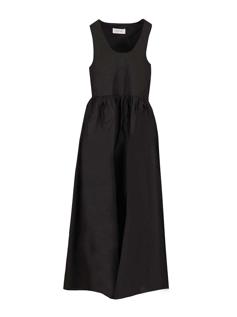 [MATTEAU] Sleeveless dress SS26 DUSDRBLK