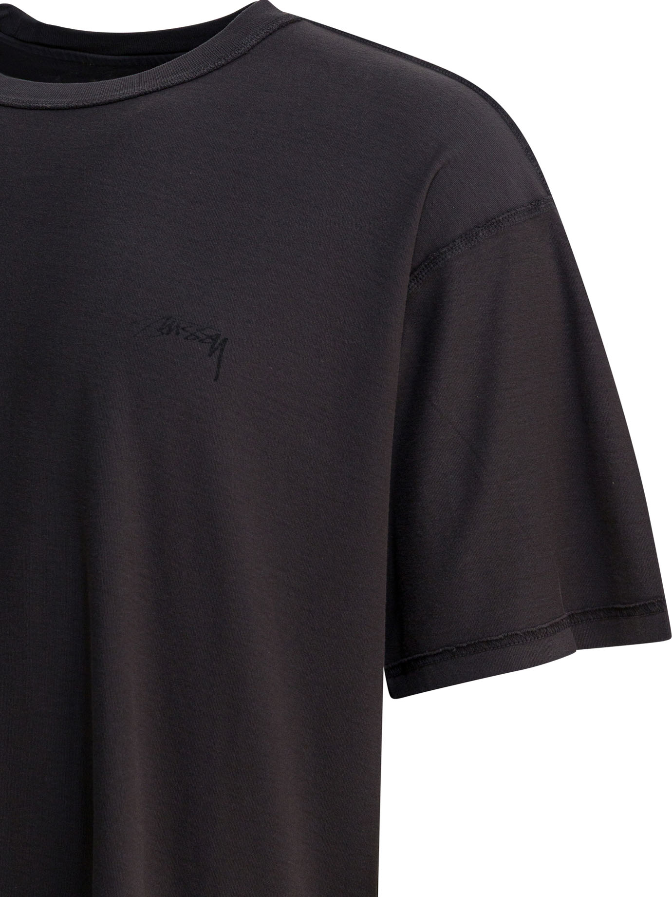 [Stussy] T-shirts Short Sleeve FW25 11402830100 VINTAGE BLACK