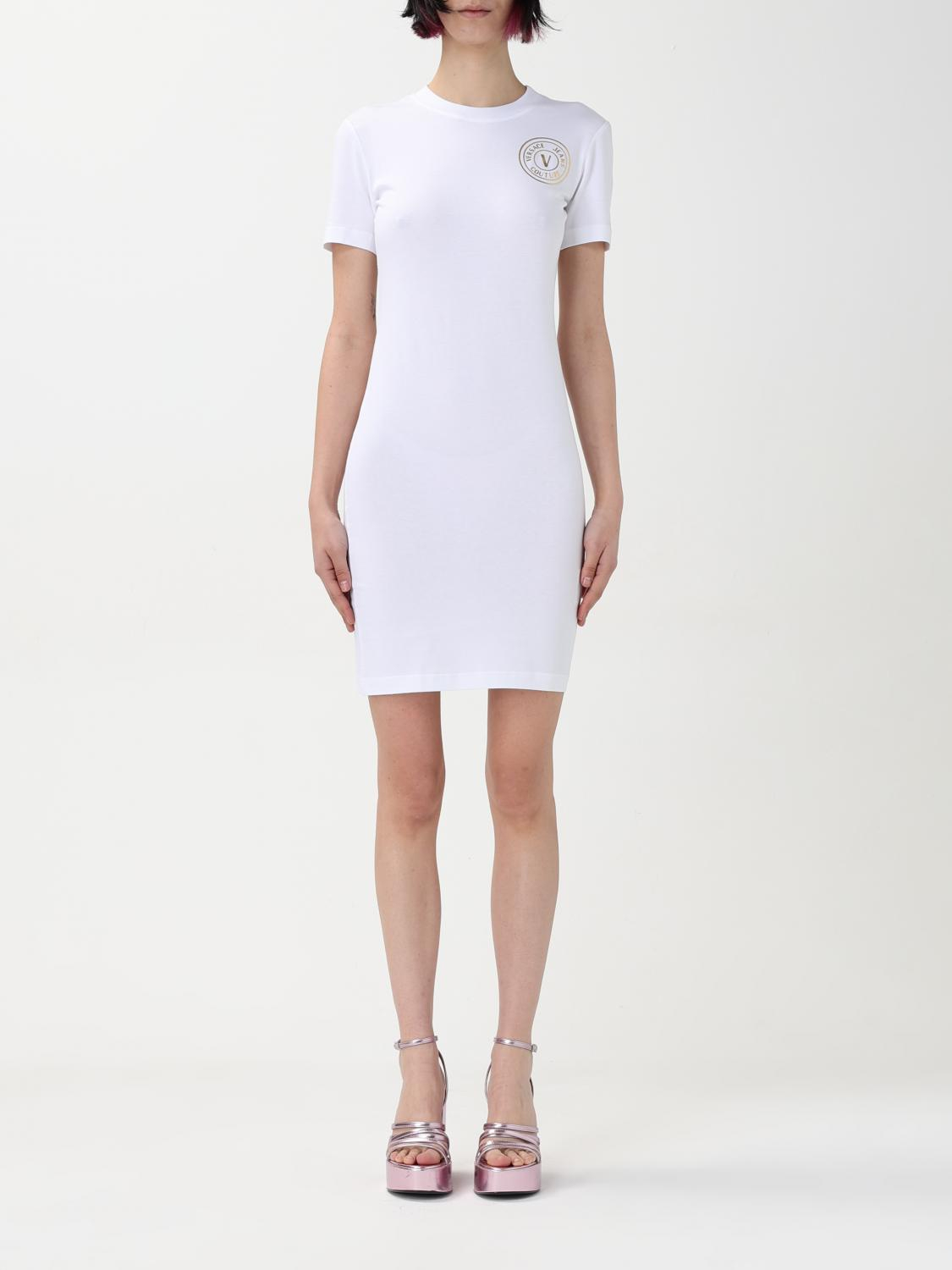 [VERSACE JEANS COUTURE] Short sleeve dress SS25 78HAOT00CJ03T G03