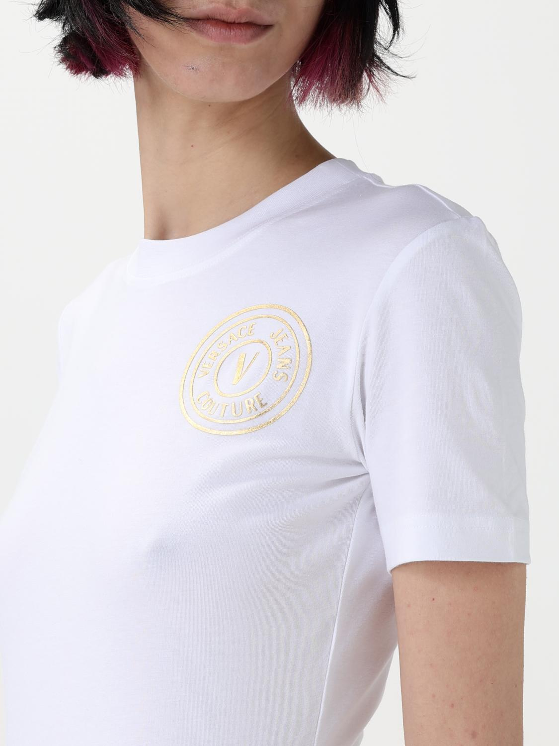 [VERSACE JEANS COUTURE] Short sleeve dress SS25 78HAOT00CJ03T G03