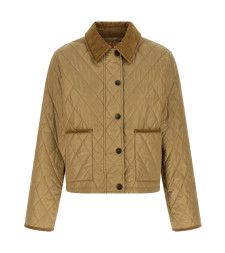 [Burberry] Down jacket SS26 8107466FLAXSANDIPCHECK
