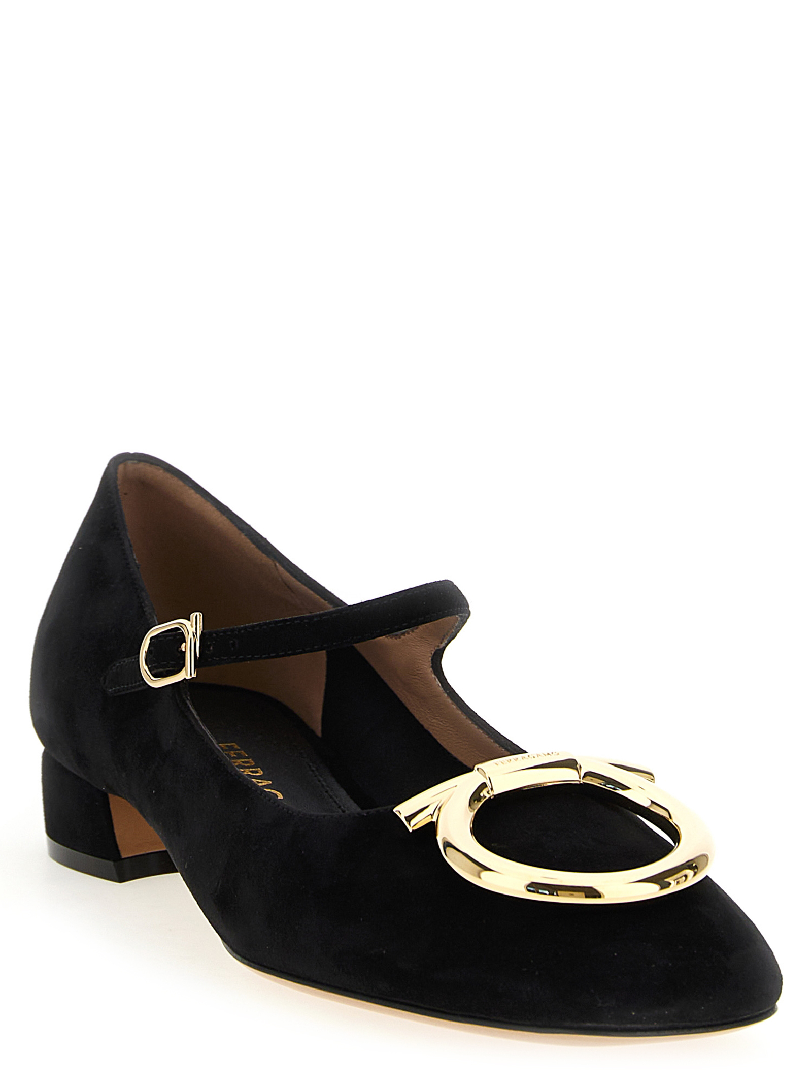 [Ferragamo] Flat shoes FW25 786975NEROAMARETTI