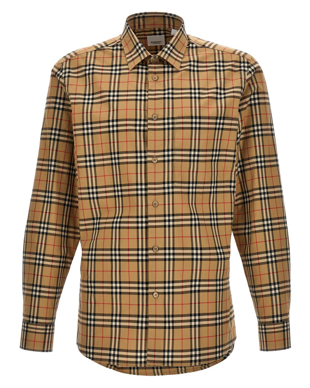 [Burberry] Shirts Long Sleeve SS24 8070582ARCHIVEBEIGE