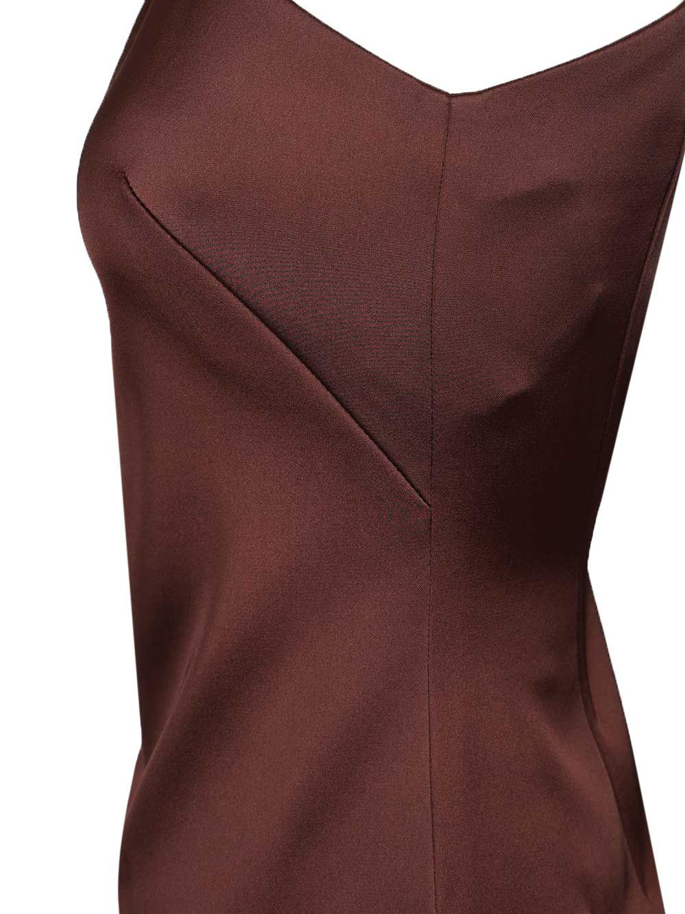 [Self-portrait] Sleeveless dress SS26 SS26-037SB-BRBROWN