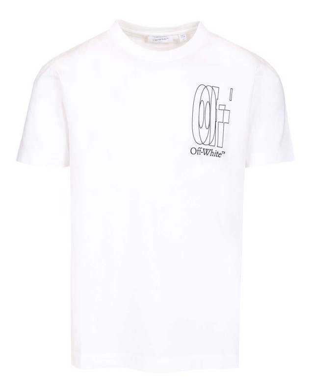 [Off-White] T-shirts Short Sleeve SS26 OMAA027S26JER0031000