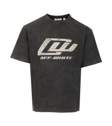 [Off-White] T-shirts Short Sleeve SS26 OMAA120S26JER00A0001