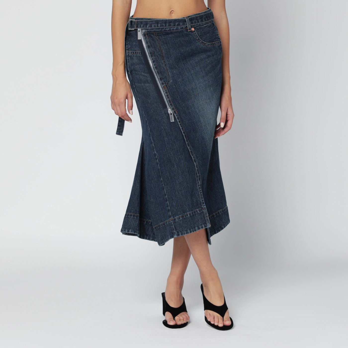 [Sacai] Midi skirt FW25 25-08195DE