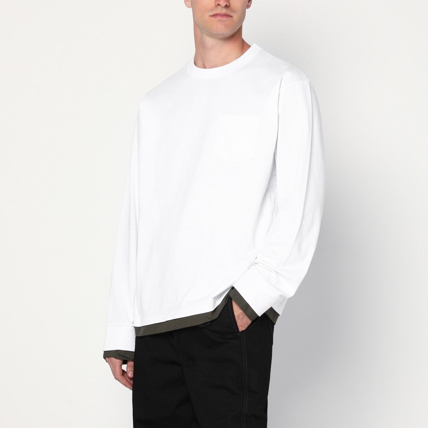 [Sacai] T-shirts Long Sleeve FW25 25-03795MCO