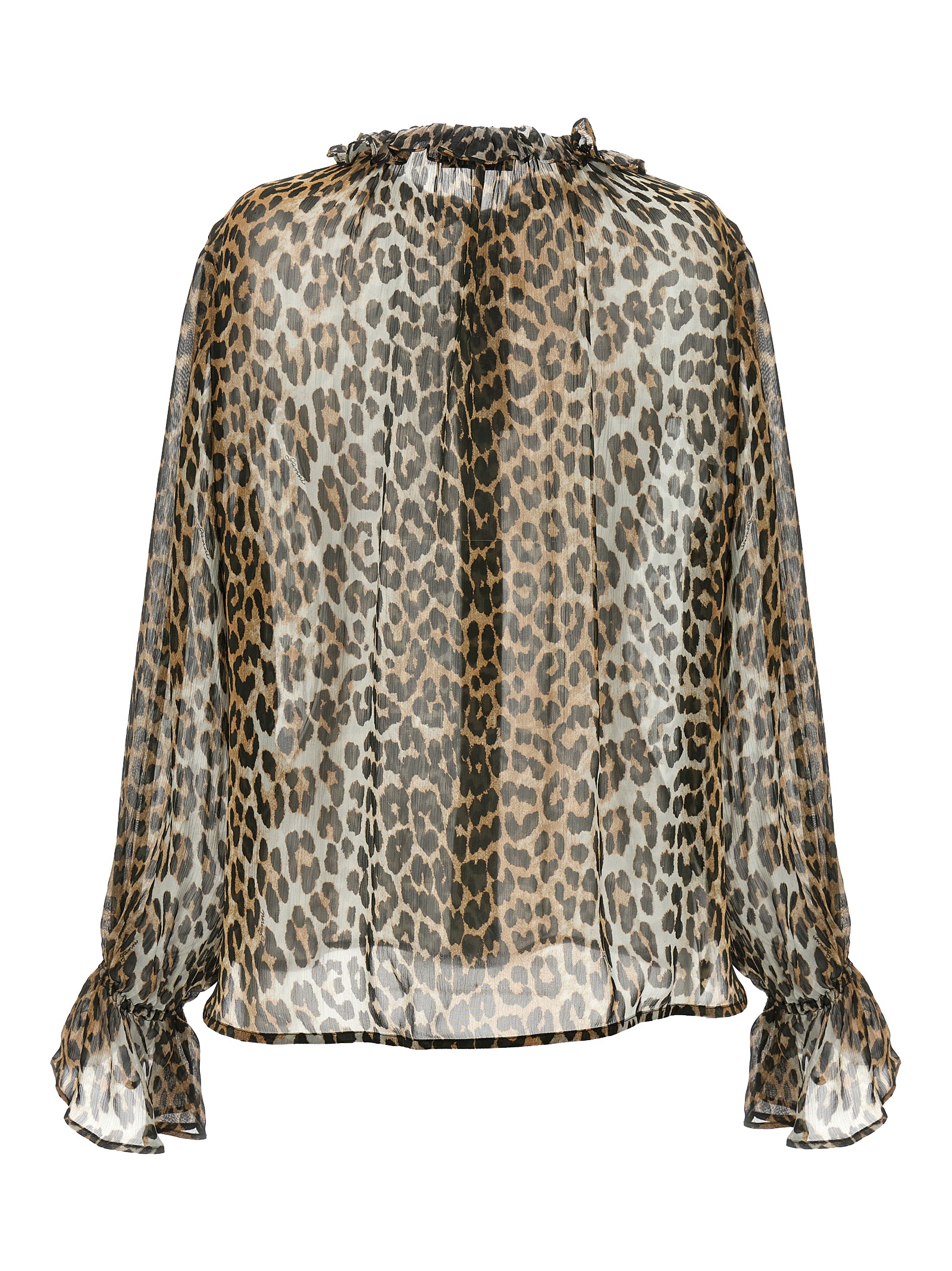 [GANNI] Shirts Long Sleeve FW25 W0570943