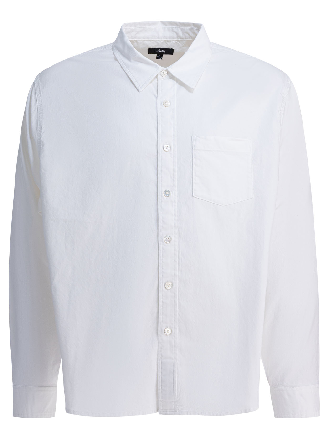 [Stussy] Shirts Long Sleeve FW25 11103641201 WHITE