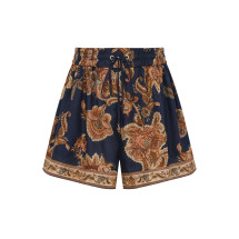 [Zimmermann] Shorts FW26 3497ASS261NJCO NAVY JACOBEAN