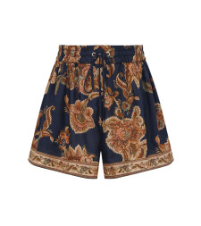 [Zimmermann] Shorts FW26 3497ASS261NJCO NAVY JACOBEAN