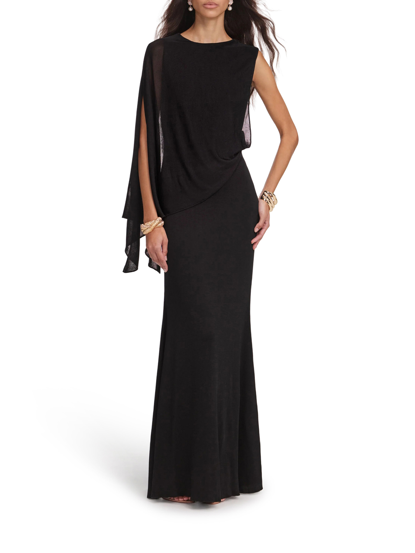 [Self-portrait] Sleeveless dress FW26 PF26081XBBLACK