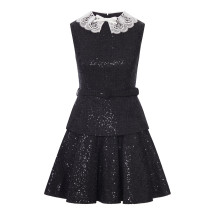 [Self-portrait] Sleeveless dress FW26 PF26002SBBLACK