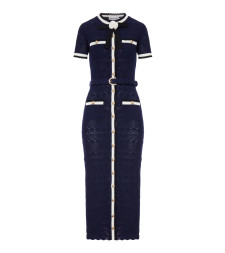 [Self-portrait] Short sleeve dress FW26 PF26072MANNAVY