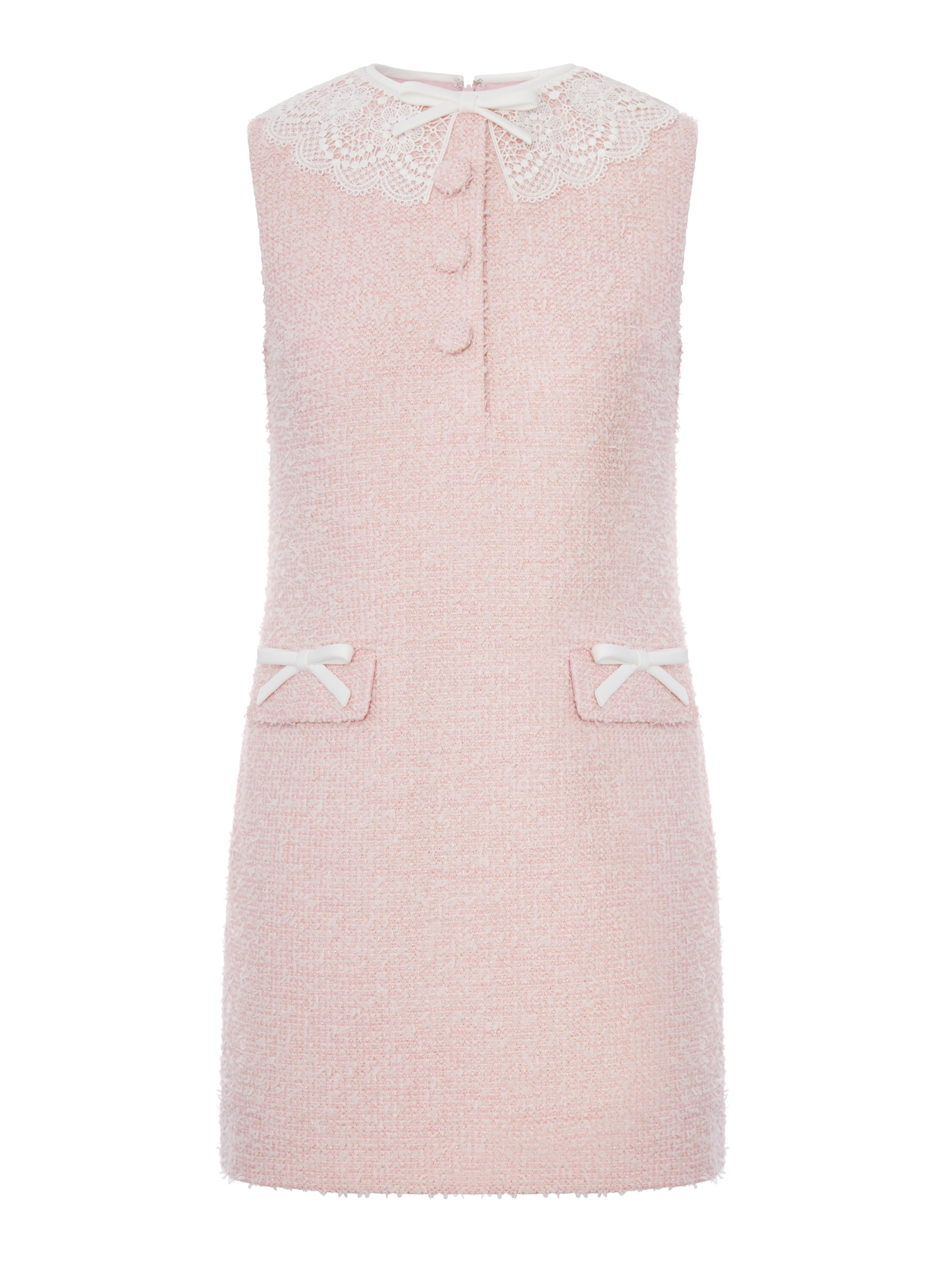 [Self-portrait] Sleeveless dress FW26 PF26002SCPPINK