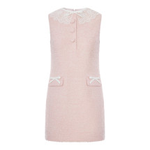 [Self-portrait] Sleeveless dress FW26 PF26002SCPPINK